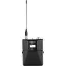 SHURE QLXD1 RADIOMIC TRANSMITTER Bodypack, 256 Bit AES encryption, TQG connector, 606-670MHz (K51)