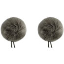 BUBBLEBEE TWIN WINDBUBBLES WINDSHIELDS Size 1, 28mm opening, grey (pack of 2)