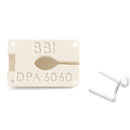 BUBBLEBEE LAV CONCEALER MIC MOUNT For DPA 6060/6061 lavalier, white