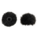 BUBBLEBEE WINDBUBBLE PRO WINDSHIELDS Small, for 5-6.5mm diameter lav, black (pack of 2)