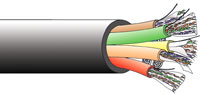 CANFORD CAT5E-F-J CAT 5E DATA CABLE Stranded conductor, screened - Multi-circuit, flexible and heavy duty grades