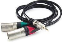 CANFORD XLR - 3-POLE, 3.5MM JACK Y-LEADS