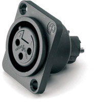 NEUTRIK XLR PANEL CONNECTORS - PP series - Plastic D series