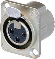 NEUTRIK XLR PANEL CONNECTORS - D-LX series