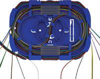 SPEEDWAY FIBRE SPLICE TRAY, FIBRE MANAGEMENT SPOOL and CANFORD FIBRE Pigtails LC, SC and ST