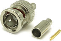 COAX CONNECTORS BNC - Male, cable - Crimp - 3G HD-SDI