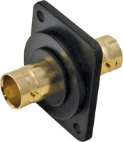 CANFORD BNC CONNECTORS - Female, panel - Back to back and solder - SD, HD, 3G, 12G - Universal (D) Series