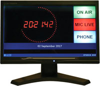 CLYDE BROADCAST STUDIO INDICATOR DISPLAY