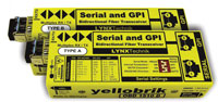 LYNX YELLOBRIK FIBRE OPTIC EXTENDERS - Ethernet, Serial and GPI - 10km