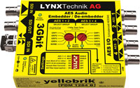 LYNX YELLOBRIK AUDIO EMBEDDERS AND DE-EMBEDDERS