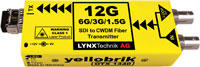 LYNX YELLOBRIK FIBRE OPTIC EXTENDERS - CWDM - Video - 12G SDI