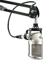 NEUMANN MICROPHONES - Broadcast announcer