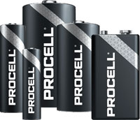 DURACELL PROCELL ALKALINE BATTERIES