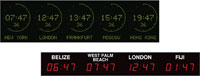 WHARTON CLOCKS - Time Zone Clocks - 4700N, 4700NIL Series