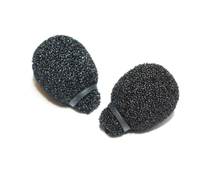 Rycote 105501 Lavalier Mic Foam. Black (5 Pack)