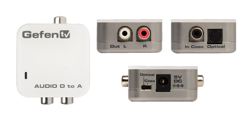 GEFEN GTV-DIGAUD-2-AAUD AUDIO CONVERTER S/PDIF or