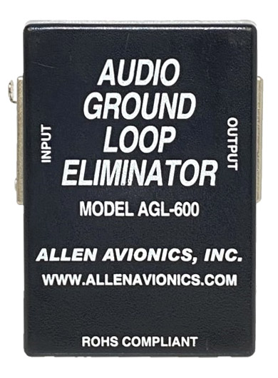 ALLEN AVIONICS AGL 600 AUDIO GROUND LOOP ISOLATION