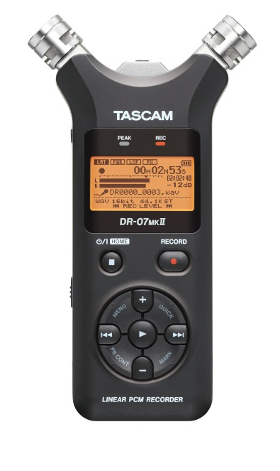 TASCAM DR-07 MKII PORTABLE RECORDER For micro SD 