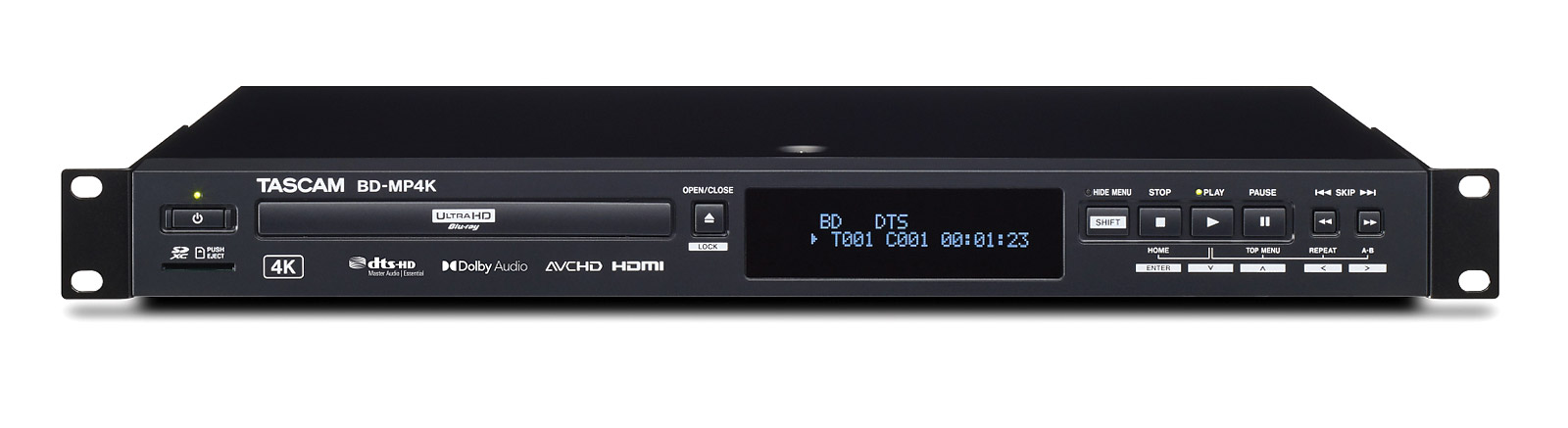 Blu ray DVD Player - 1U 19 Rack Solution for Playback