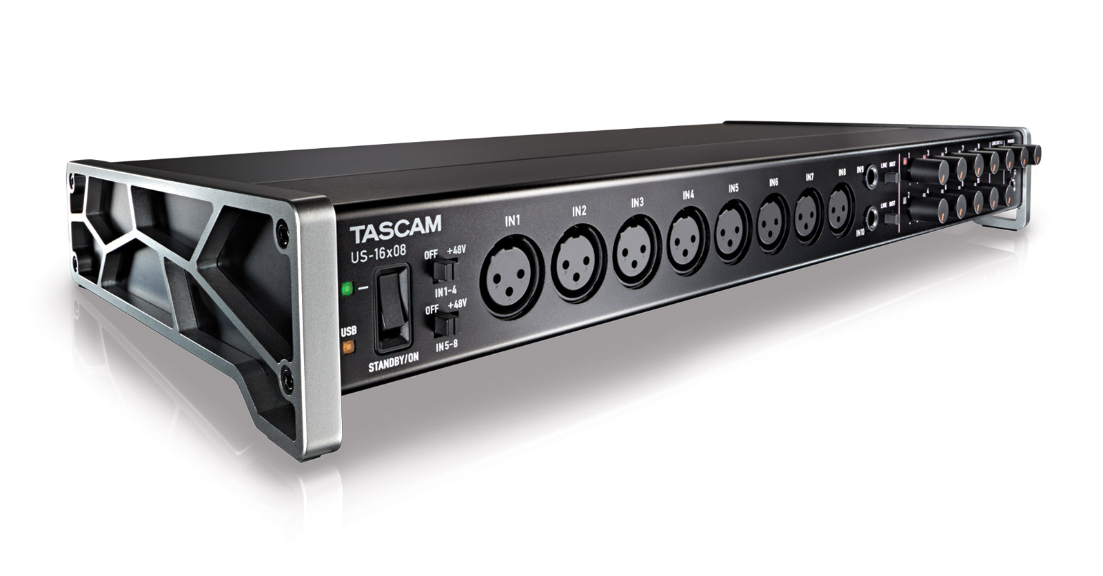 TASCAM US-16X08 USB AUDIO INTERFACE 16-in/8-out, 96kHz/24 