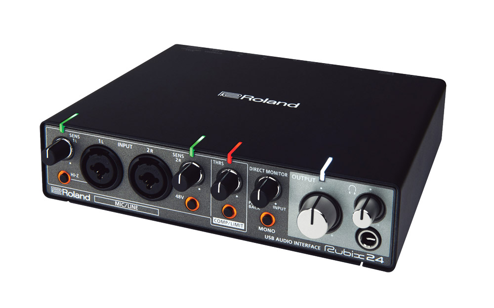 ROLAND RUBIX-24 USB AUDIO INTERFACE 2x4, mic/line in 