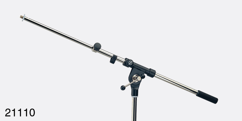 K&M 21232 MICROPHONE BOOM ARM Two-section, T-bar lock, 1070-1870mm